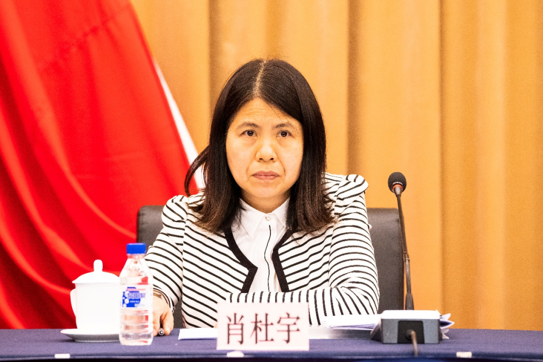 工信部消费品工业司二级巡视员肖杜宇致辞